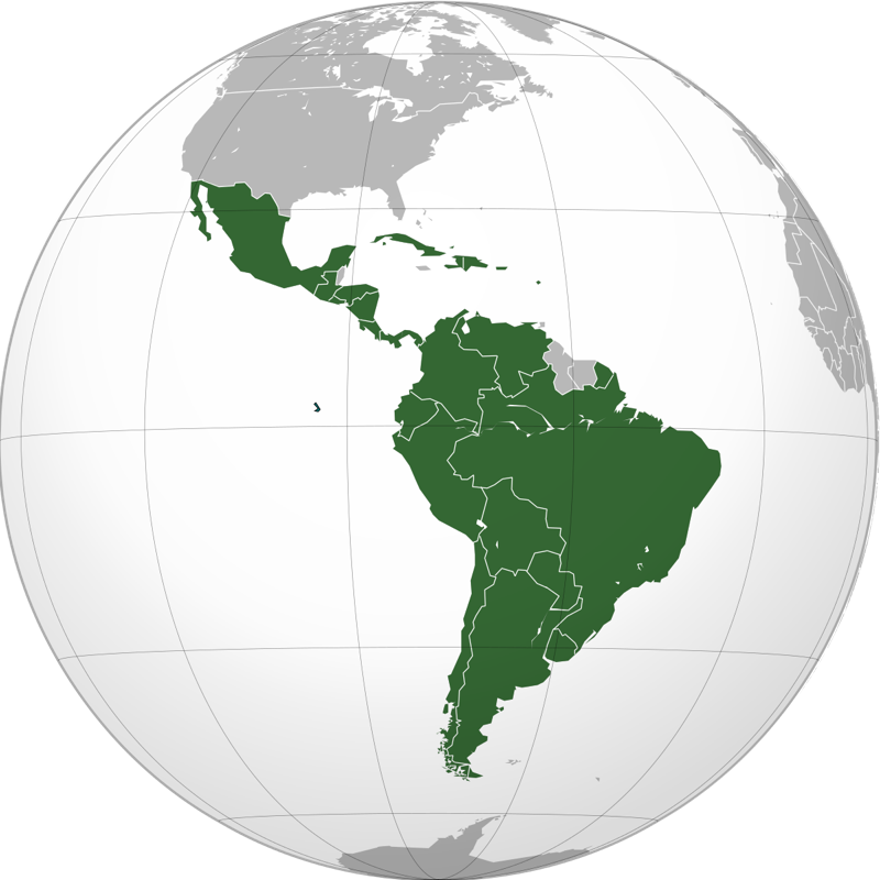 Latin America Globe